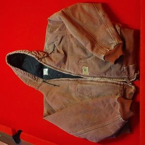 Vintage winter lined hooded Carhartt coat